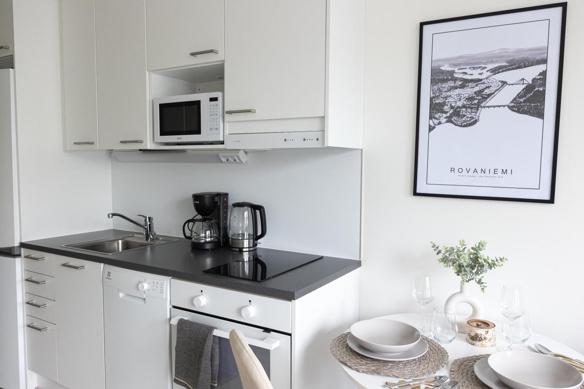 Aurora Apartments By Booklapland Рованиеми Екстериор снимка