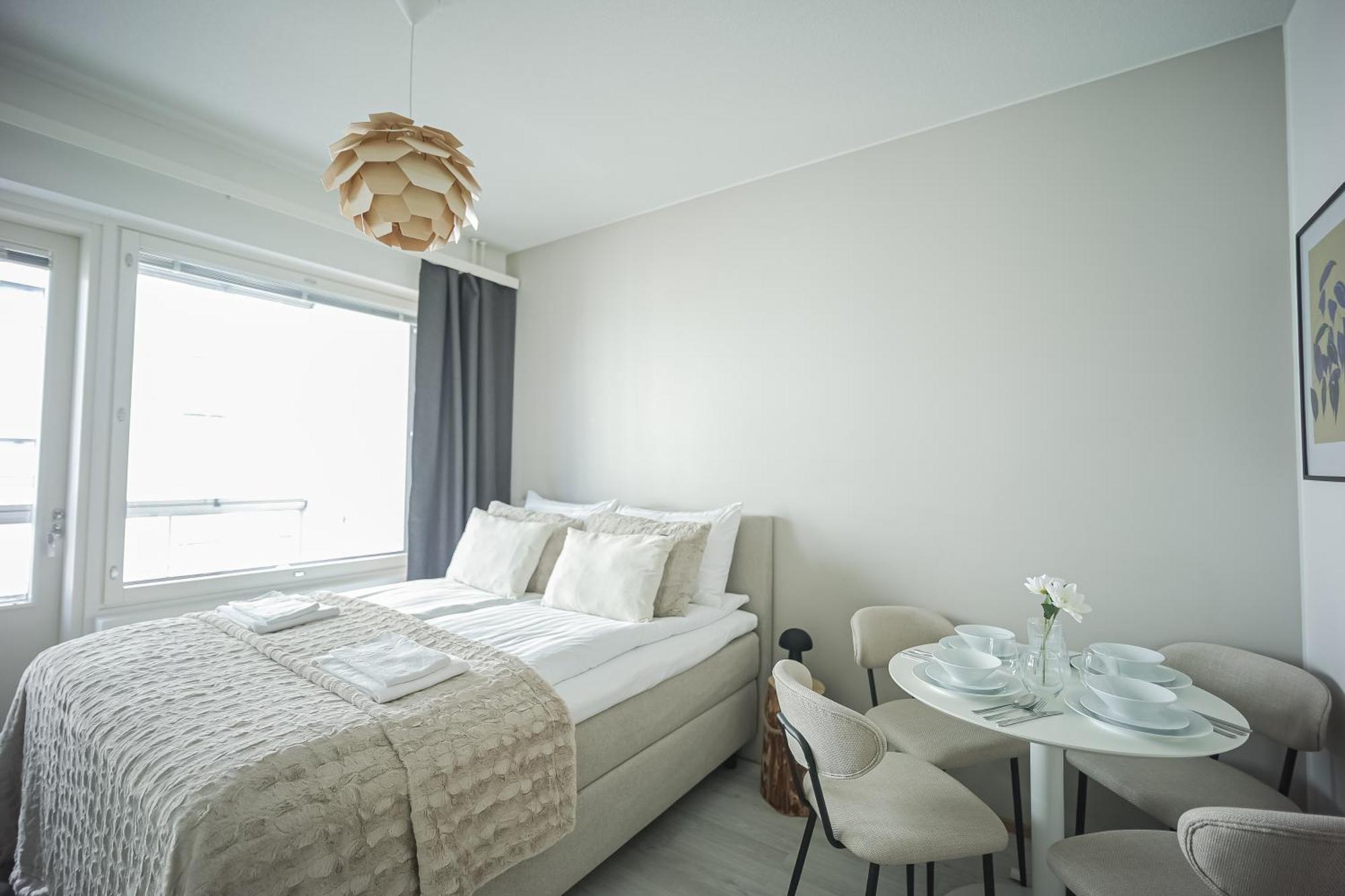 Aurora Apartments By Booklapland Рованиеми Екстериор снимка