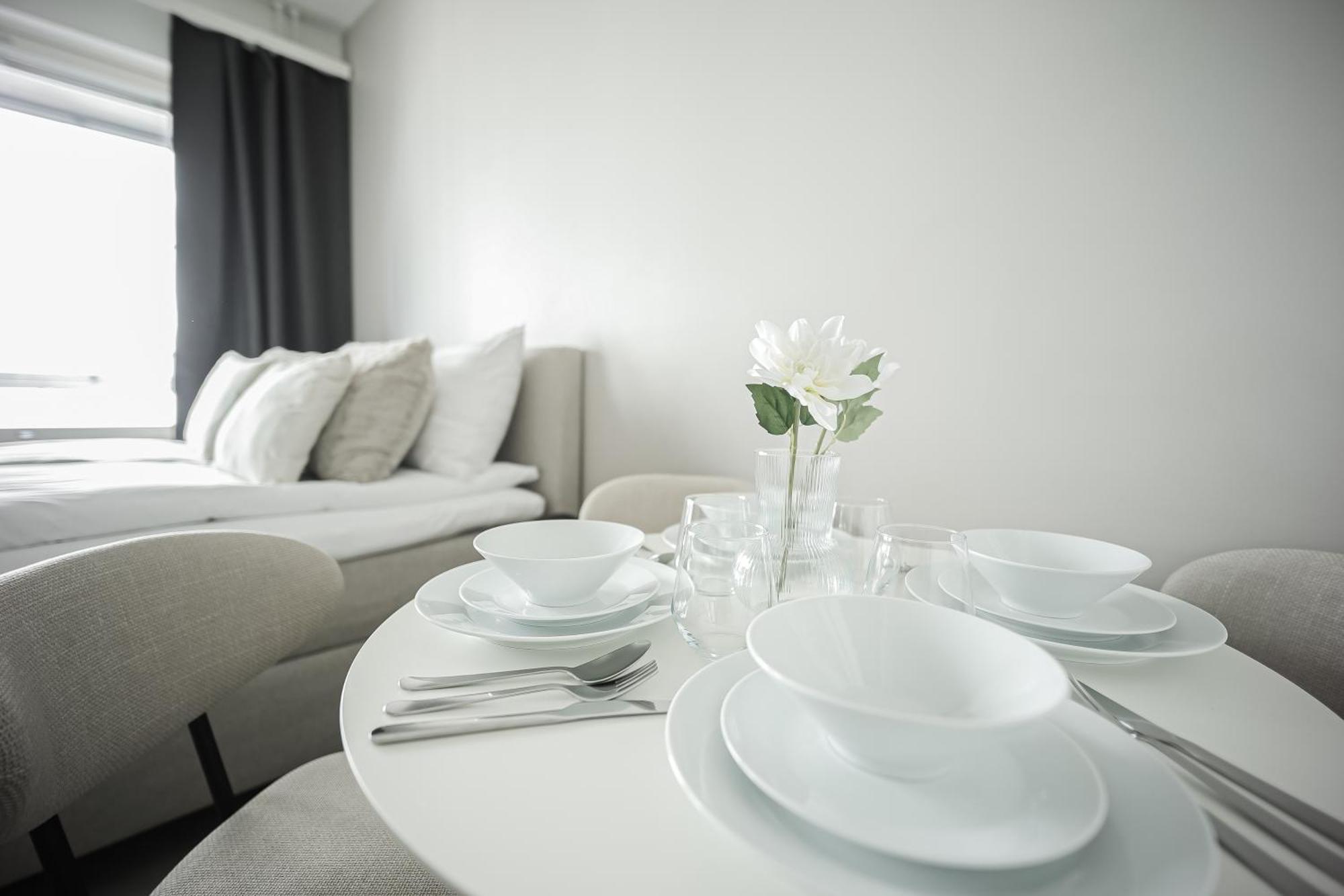 Aurora Apartments By Booklapland Рованиеми Екстериор снимка