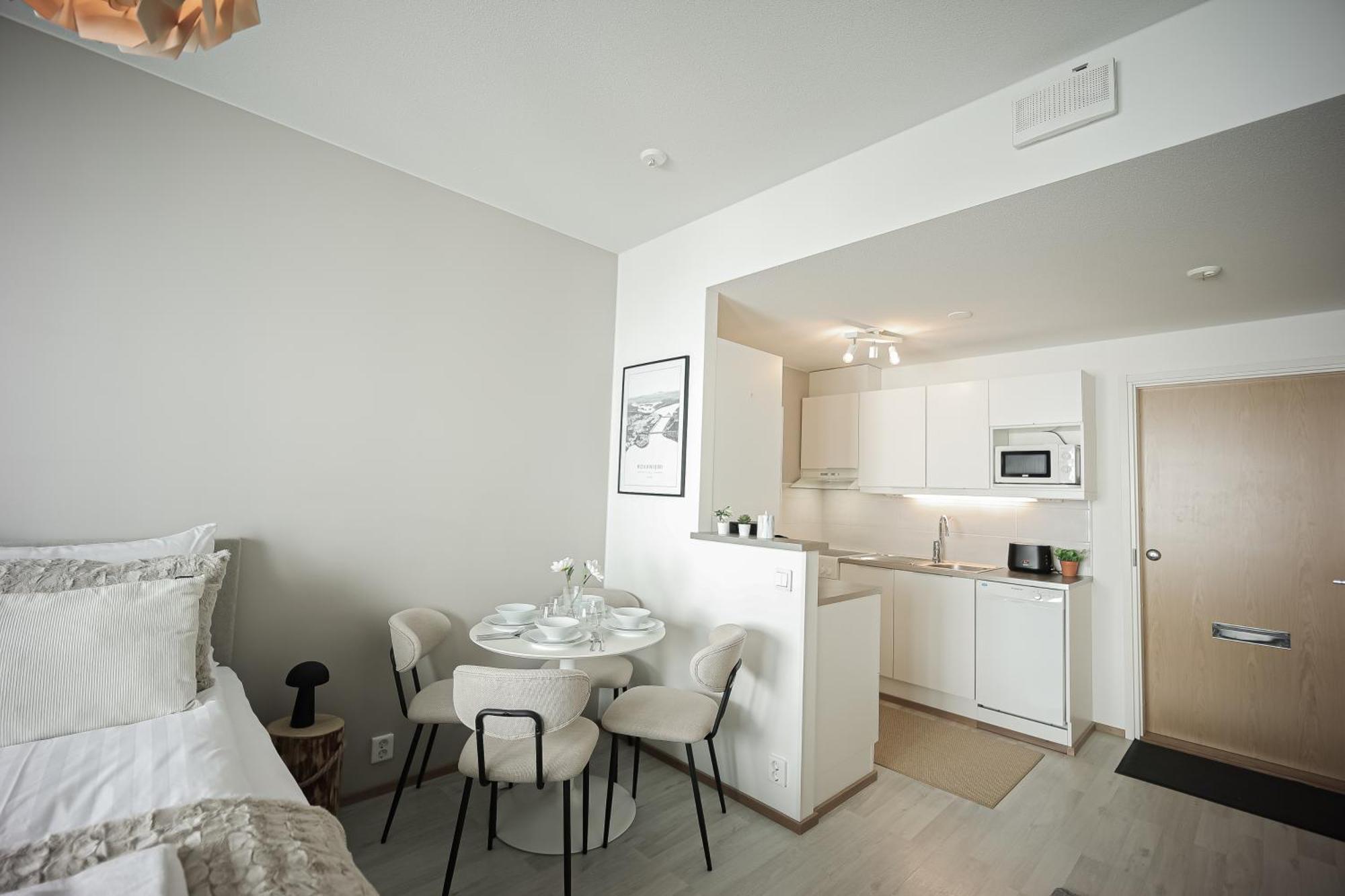 Aurora Apartments By Booklapland Рованиеми Екстериор снимка